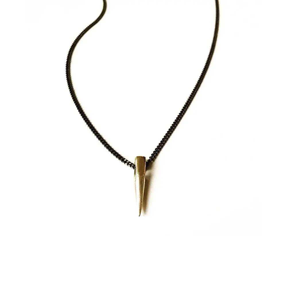 Thorn Necklace In Bronze 1