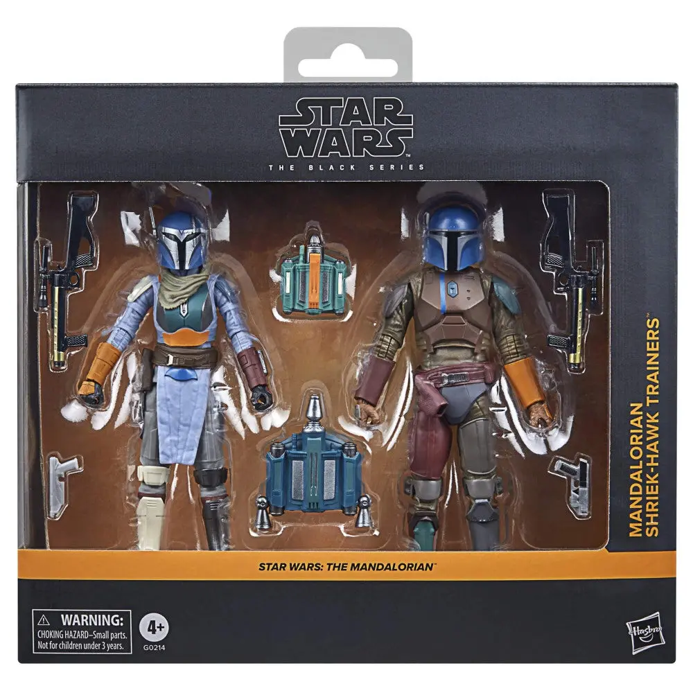 Star Wars: The Black Series - The Mandalorian - Shriek-Hawk Trainers Action Figures 2-Pack (G0214) 1