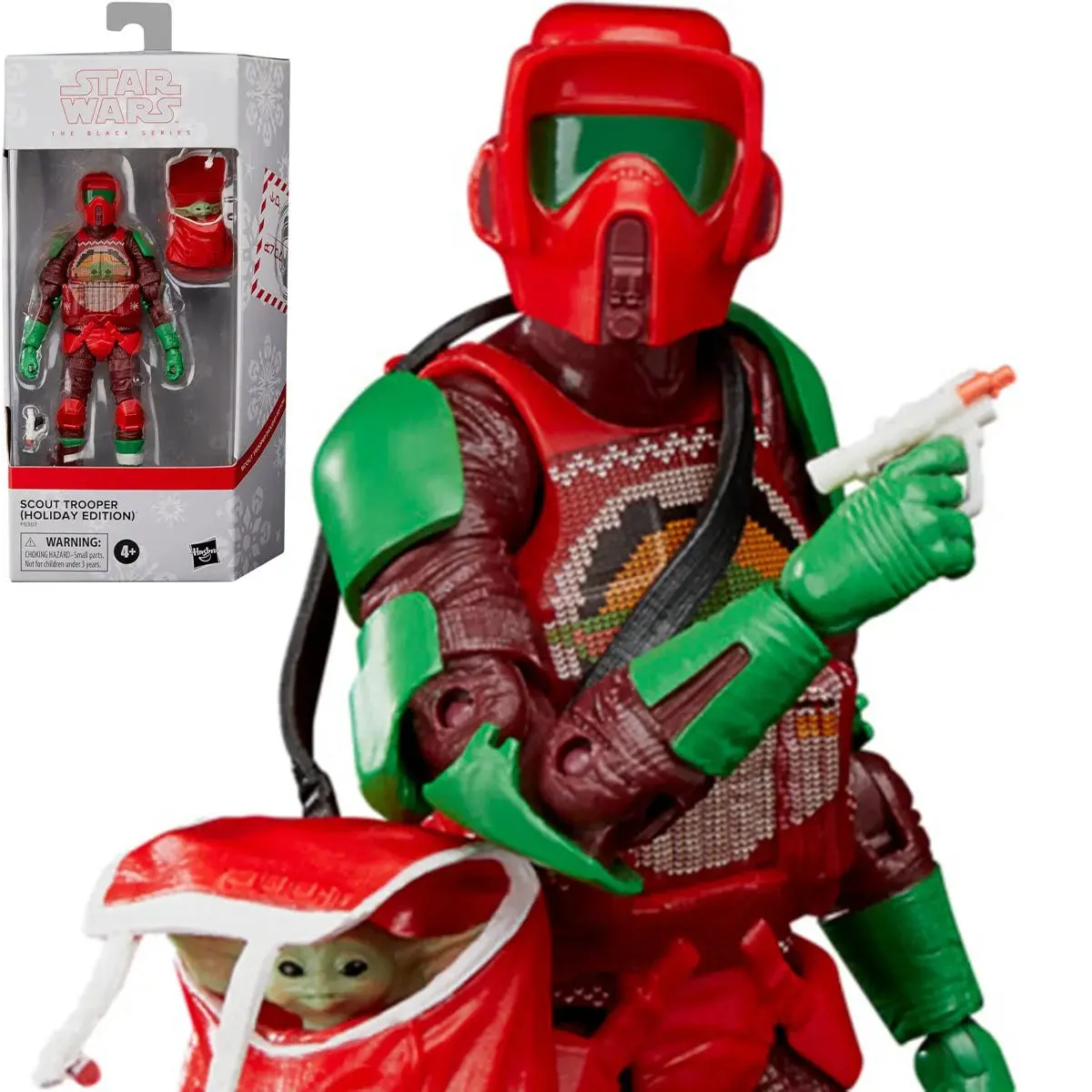 Star Wars - The Black Series - Scout Trooper (Holiday Edition) Exclusive Action Figure (F5307) Low Stock 1