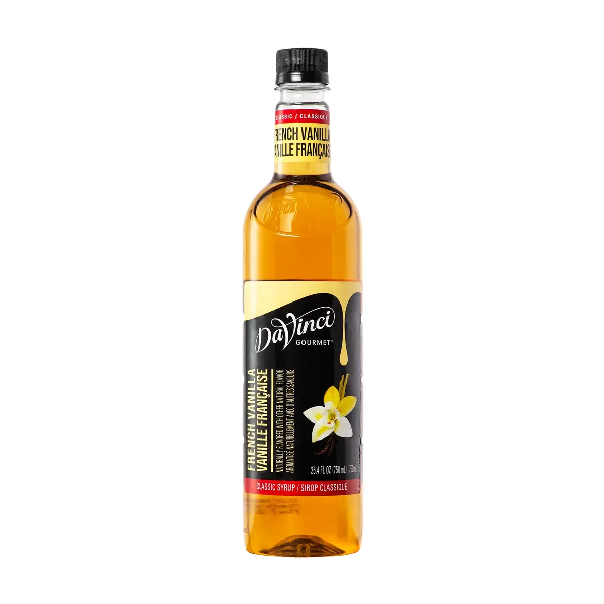 Classic French Vanilla Syrup - 4 X 750 Ml Plastic 1