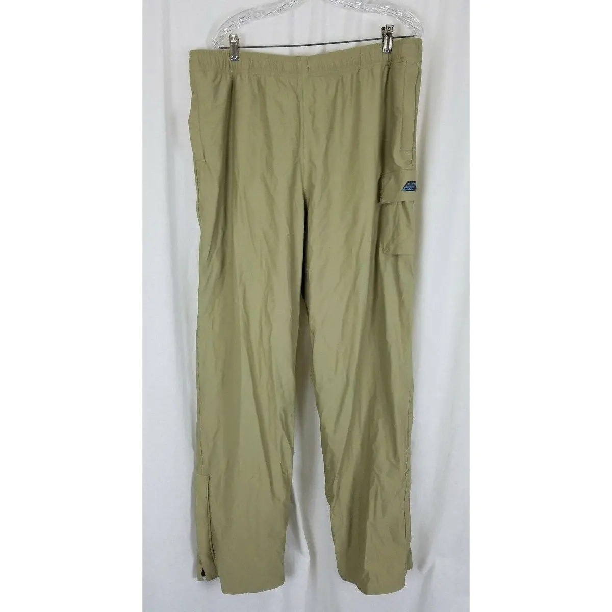 Fidra Storm Proof Mesh Lined Khaki Cargo Pants Mens Xl 36 X 33 Tan John Ashworth 1