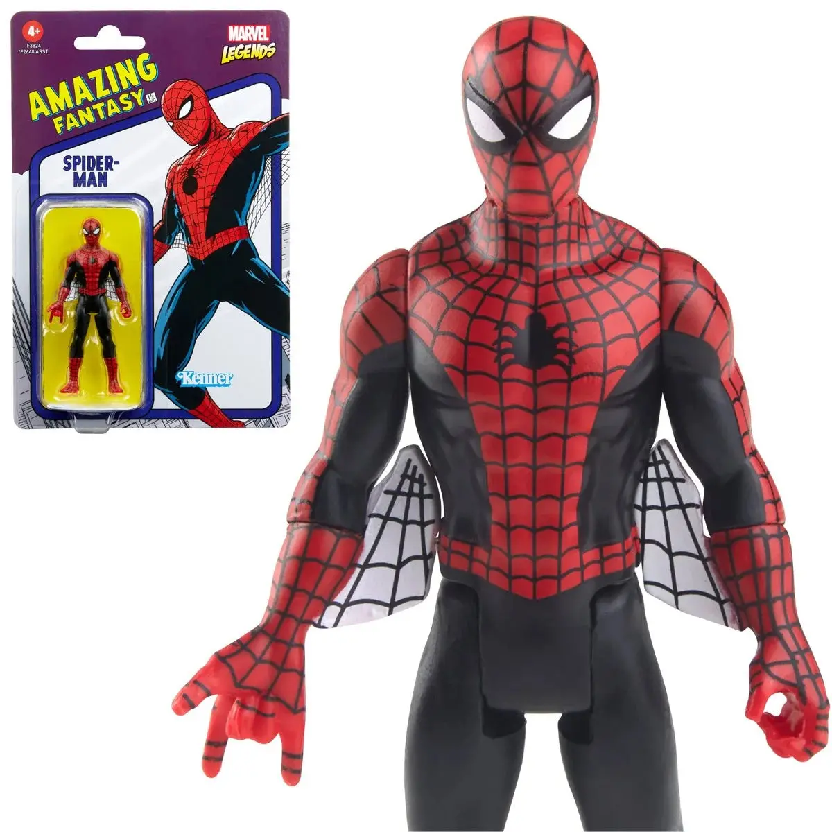 Marvel Legends Kenner Retro Collection Amazing Fantasy Spider-Man 3.75 Action Figure (F3824) 1