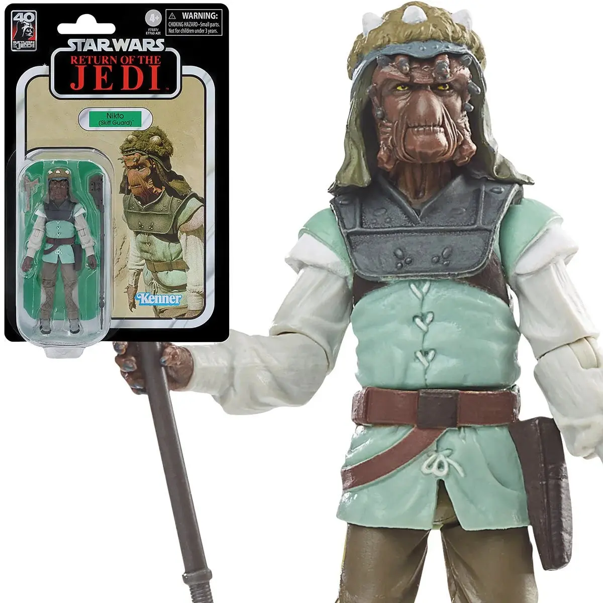 Star Wars: Vintage Collection Vc99 Return Of The Jedi 40Th - Nikto (Skiff Guard) Action Figure F7337 Low Stock 1