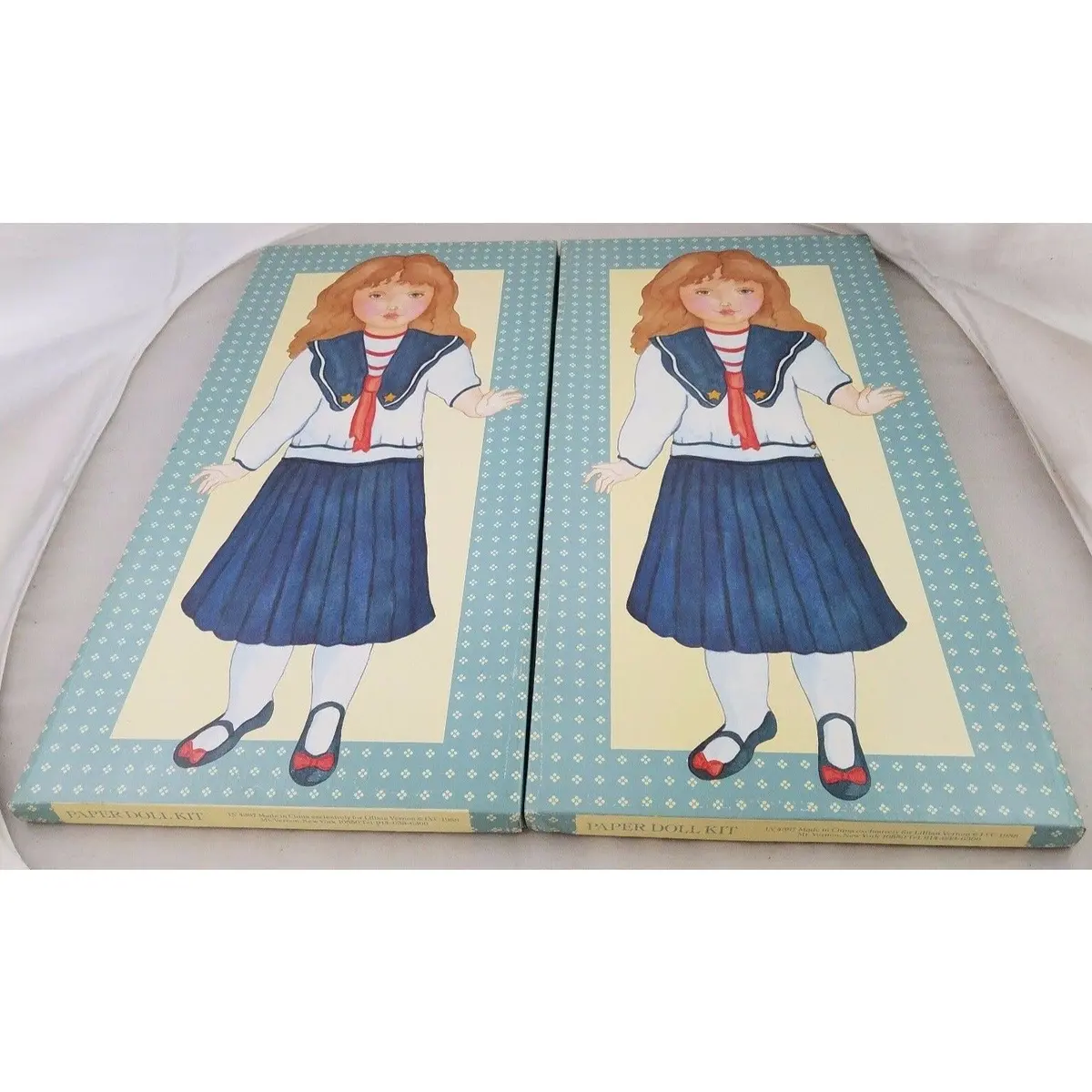 Lot Of 2 Lillian Vernon Lvc 1988 Baby Doll Size Oversized Paper Dolls Kit Lv4387 1