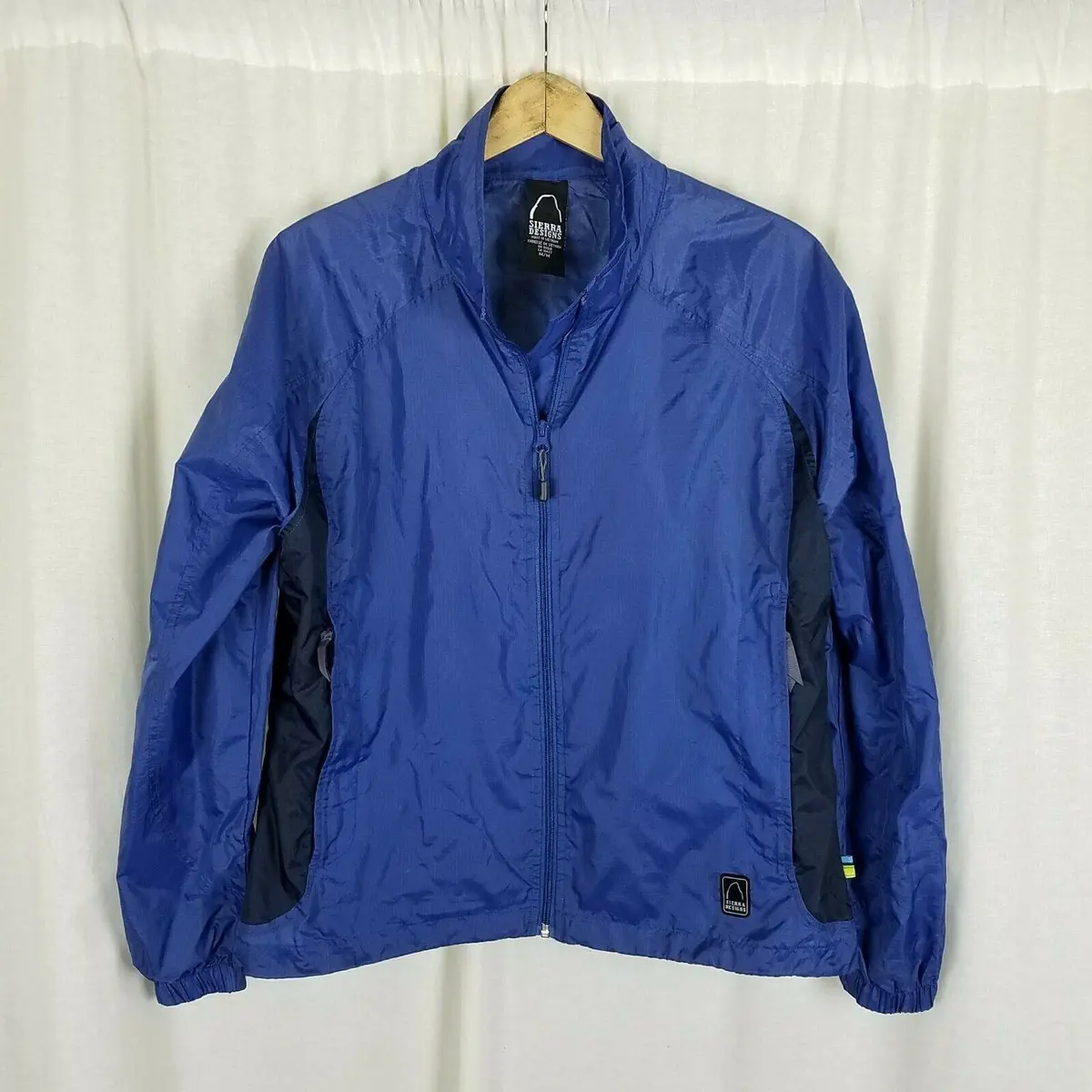 Vintage Sierra Designs Nylon Anorak Packable Jacket Windbreaker Mens M Blue 1