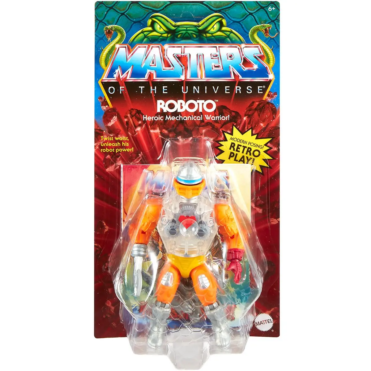 Masters Of The Universe: Origins - Roboto (Mini Comic) Action Figure (Hkm69) Motu 1