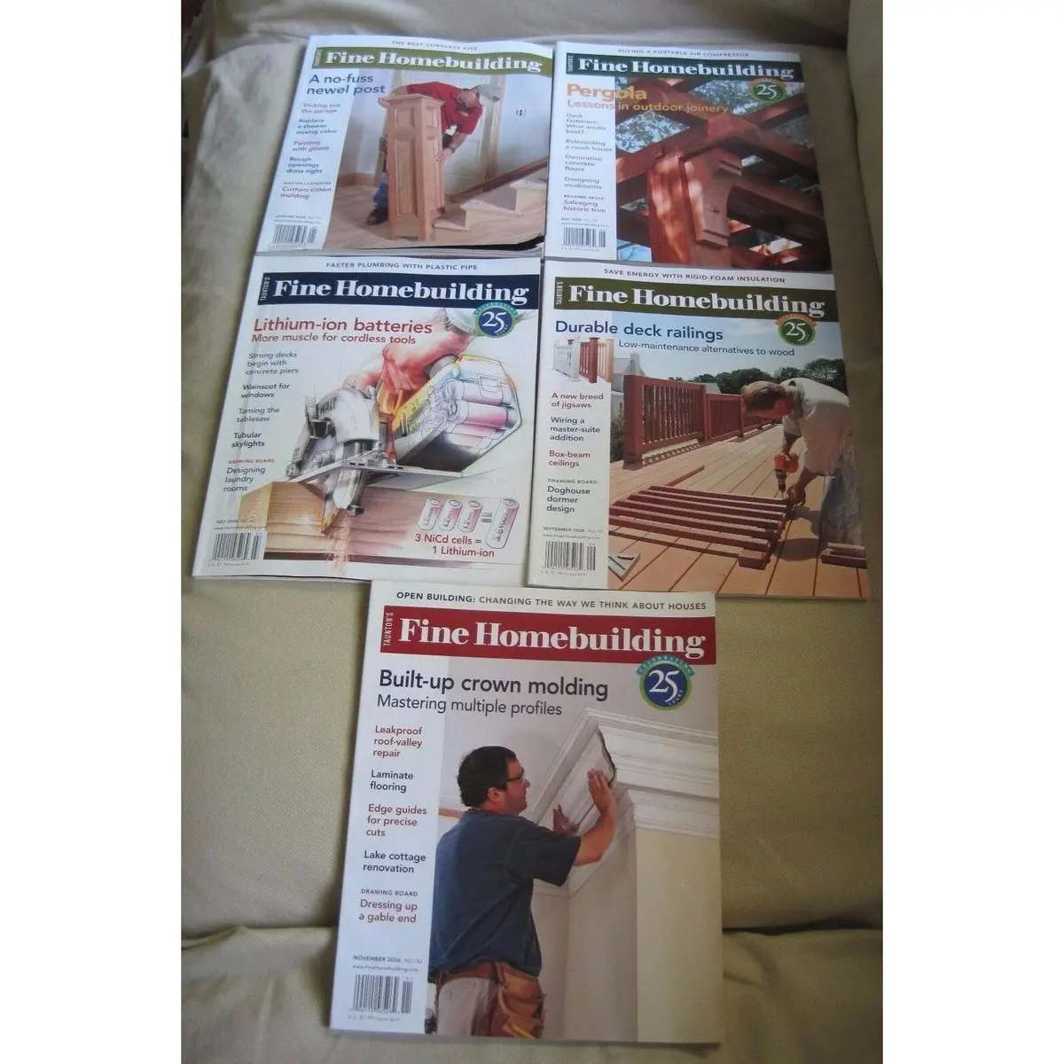 Fine Homebuilding Back Issues Magazines Lot Of 5 2006 Diy Home Remodeling 1