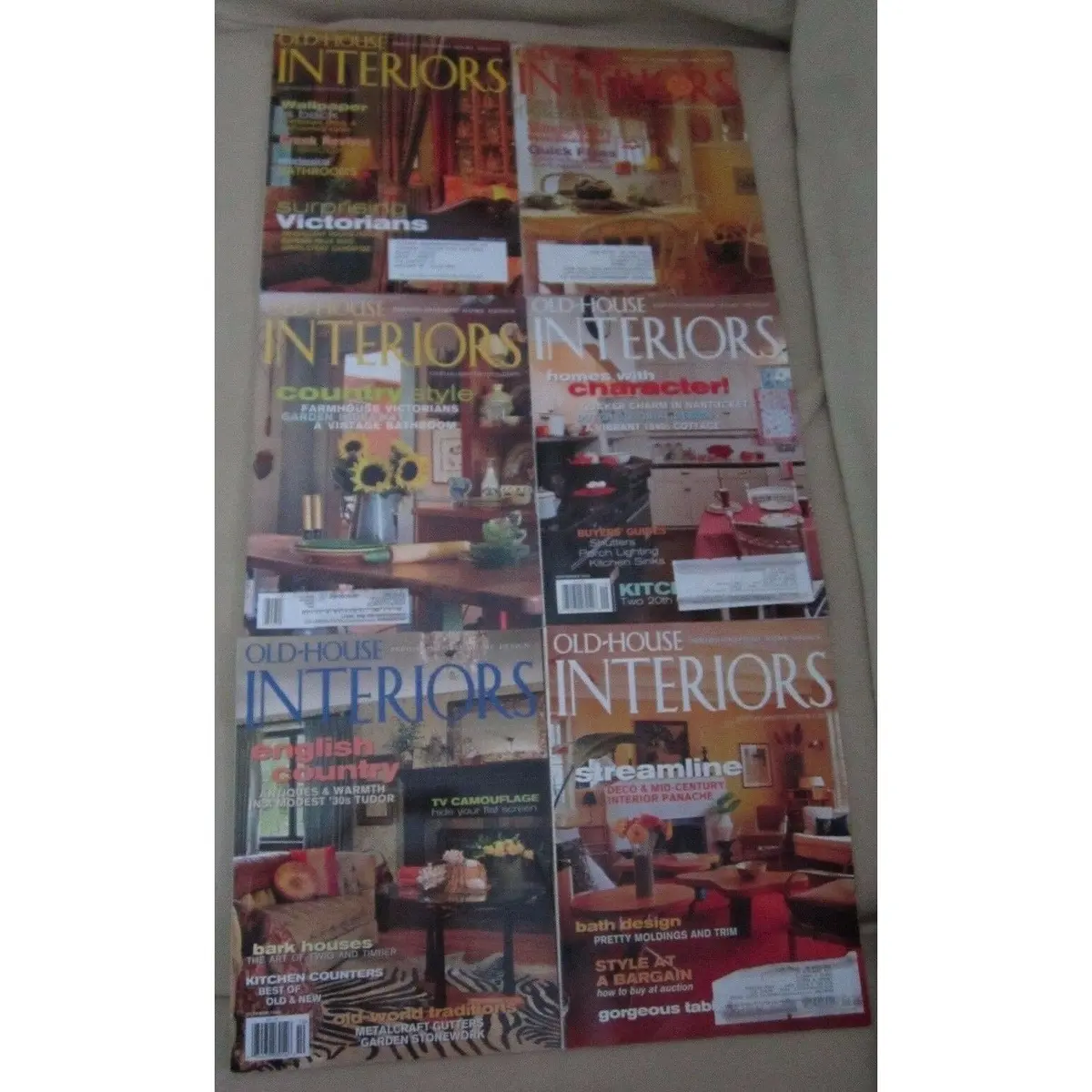 Old House Interiors Back Issues Magazines Lot 6 Entire Year 2009 Diy Remodeling 1