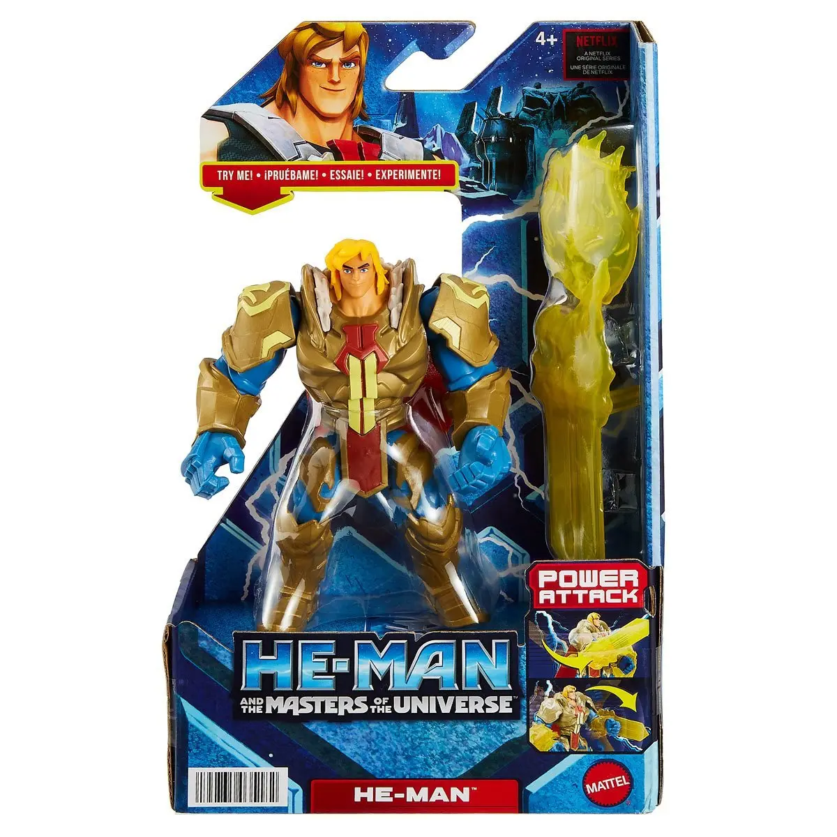 He-Man And The Masters Of The Universe Motu - He-Man Deluxe Action Figure (Hdy37) Low Stock 1