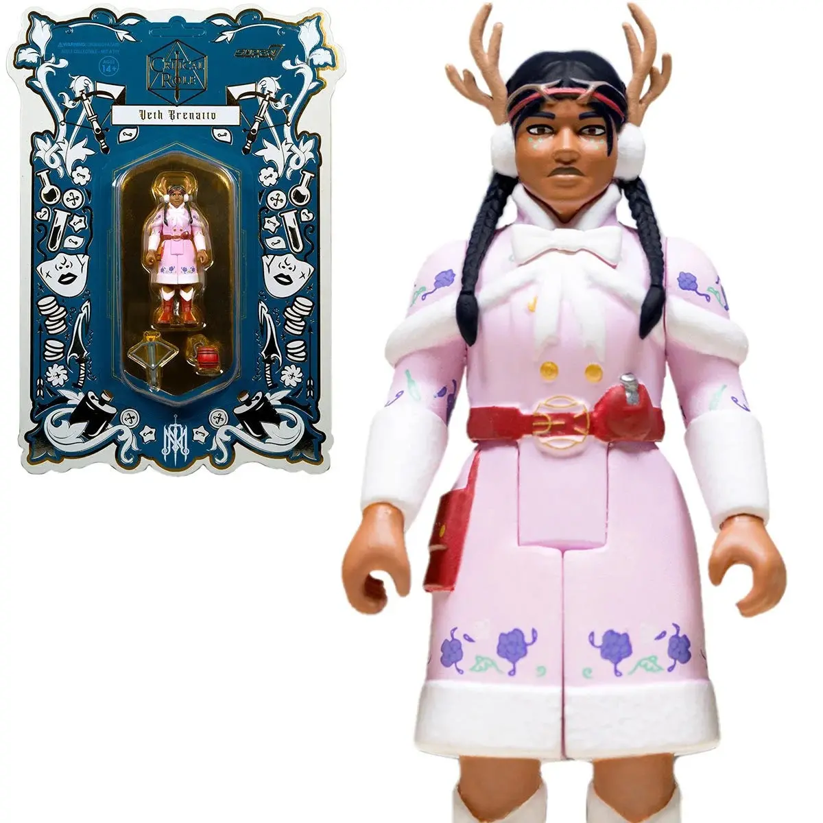 Super7 Reaction Figures - Critical Role - Wave 1 - Veth Brenatto 3.75-Inch Action Figure (82344) 1