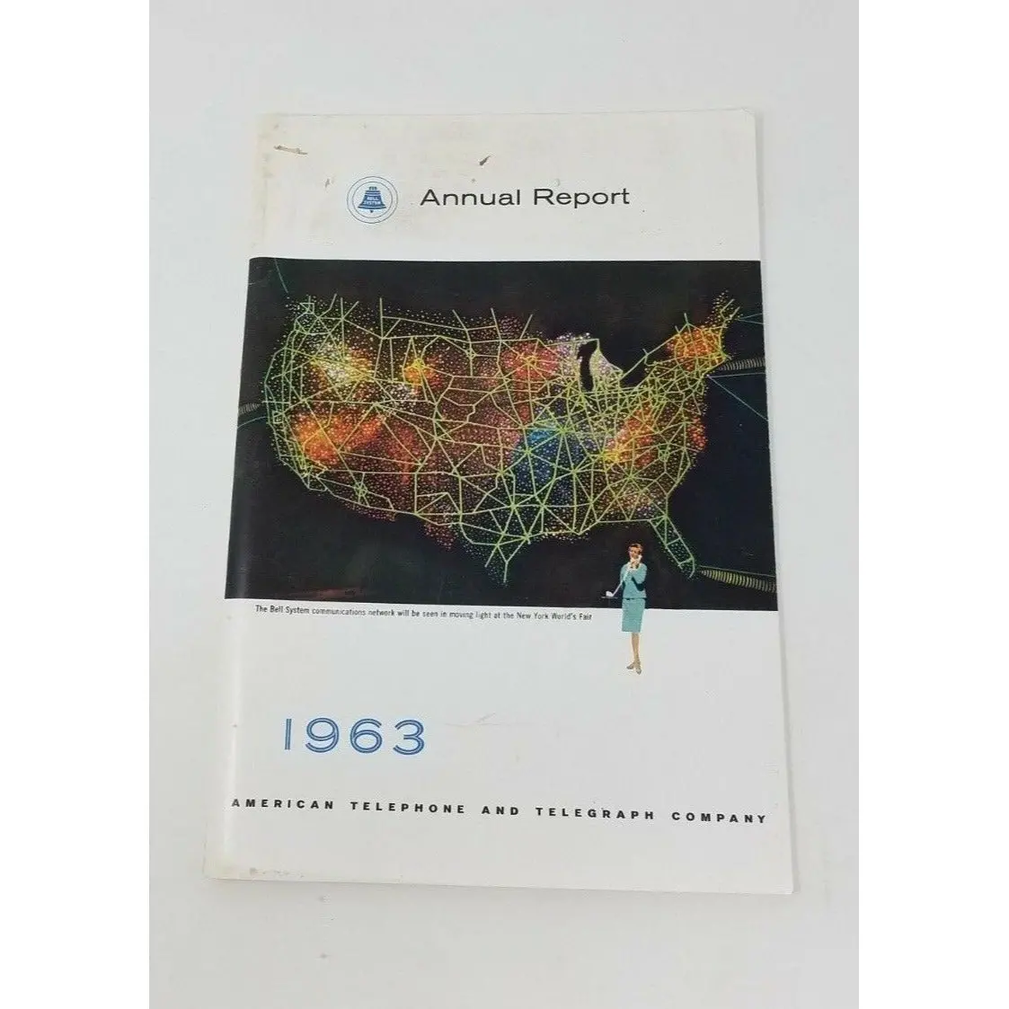 Vintage At&T Annual Report 1963 American Telephone And Telegraph Co Bell System 1
