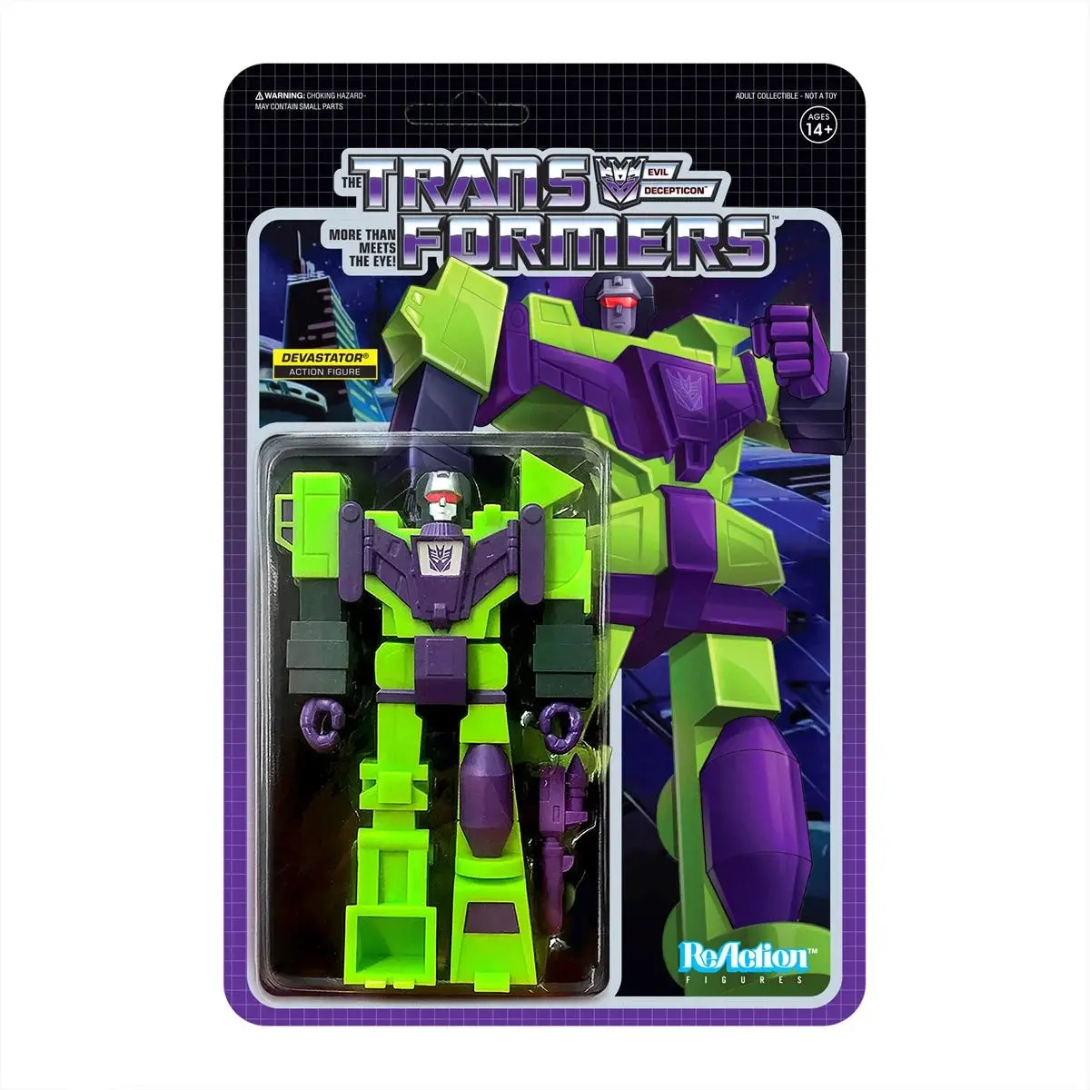 Super7 Reaction Figures - Transformers - Devastator Deluxe Action Figure (80683) Last One! 1