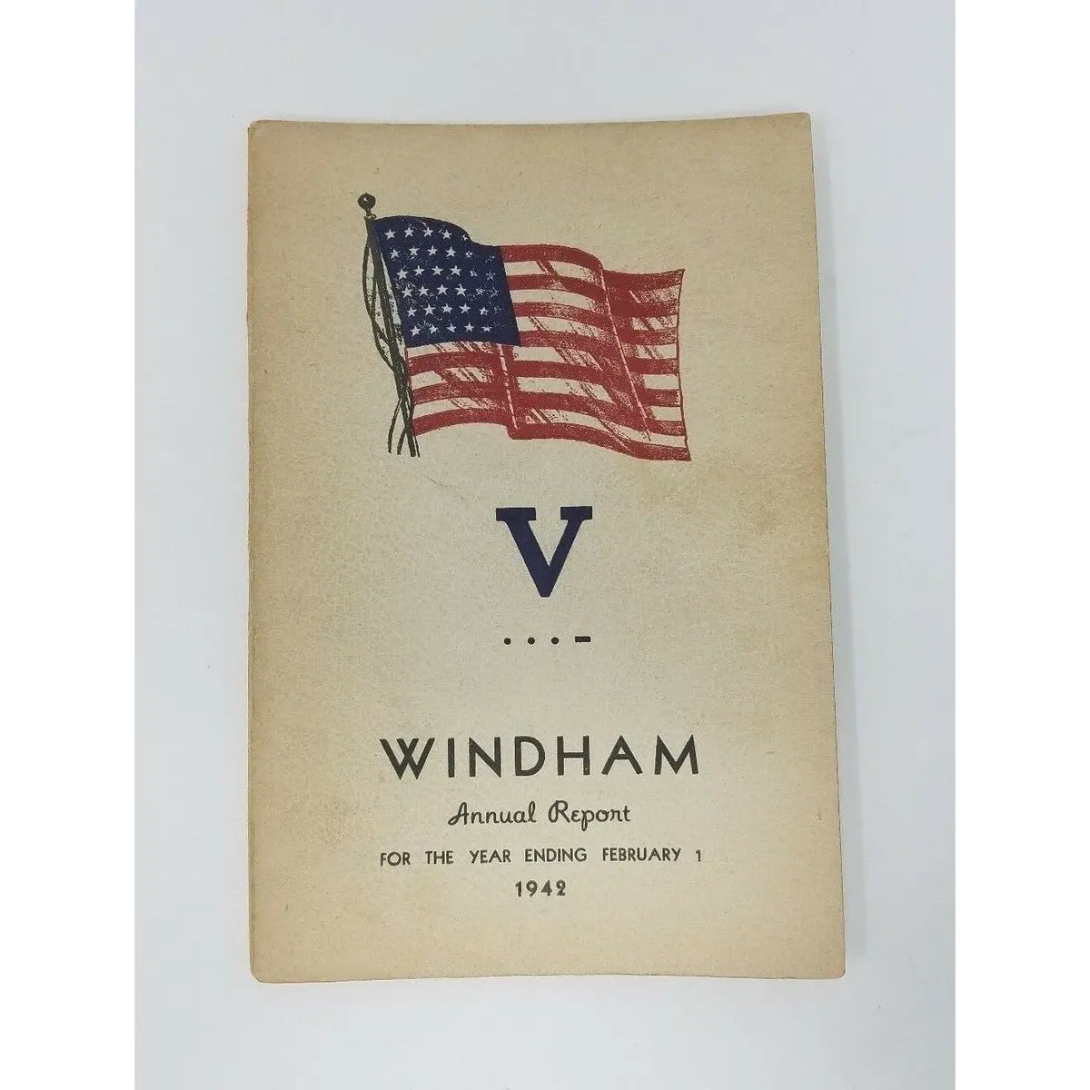 Annual Report Town Officers Of Windham Maine February 1 1942 Cumberland County 1