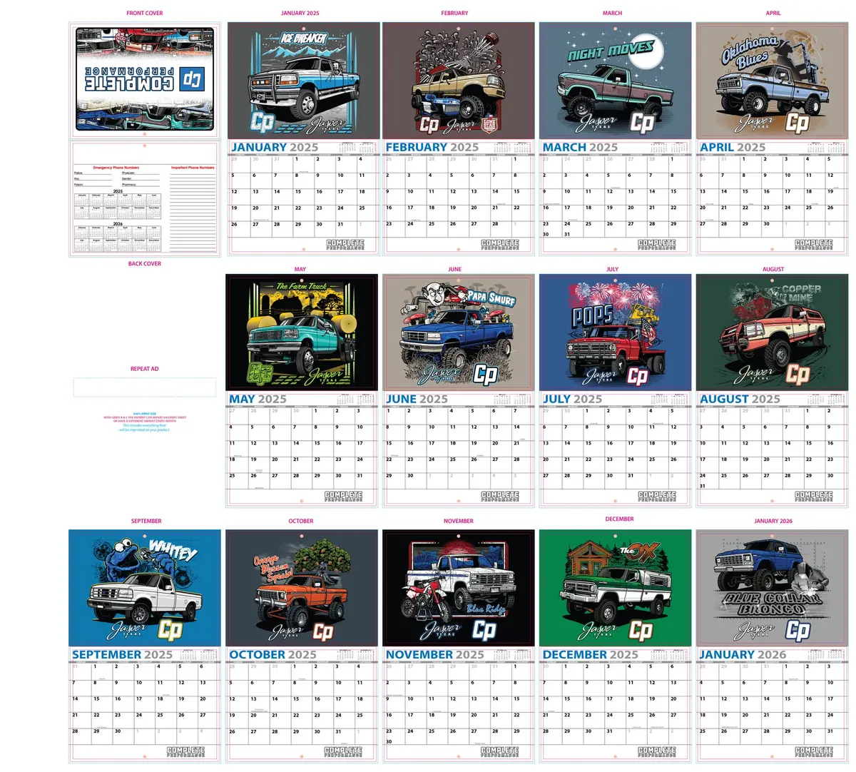 2026 Obs Ford Calendar 1