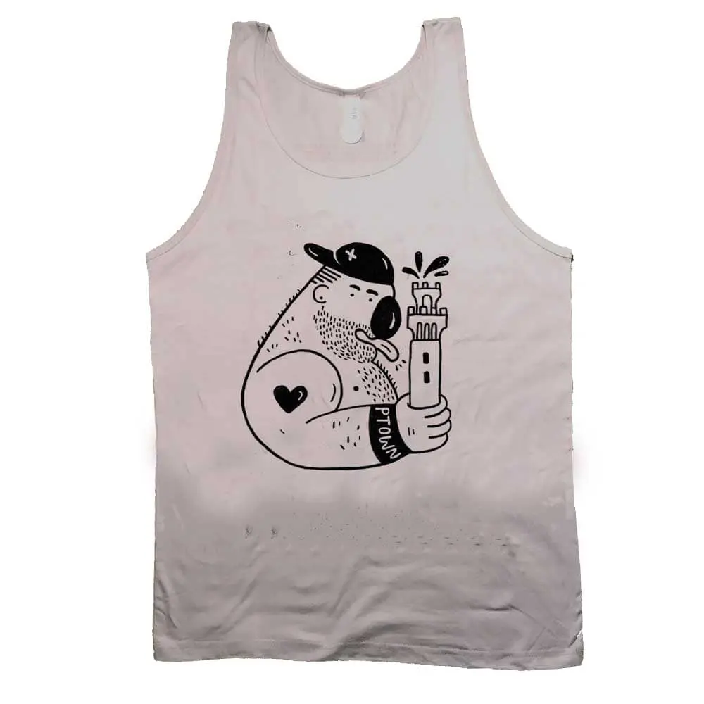 Pilgrim Monument Ptown Bear Tank 1