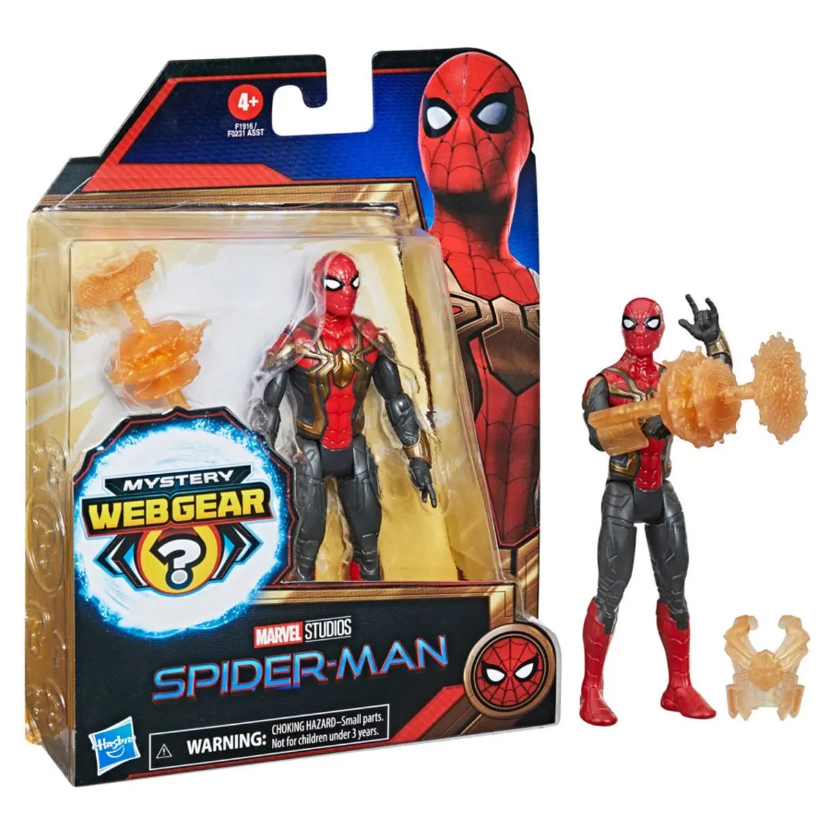 Spider-Man: No Way Home - Mystery Web Gear - Spider-Man (Armor) 6-Inch Action Figure (F1916) 1