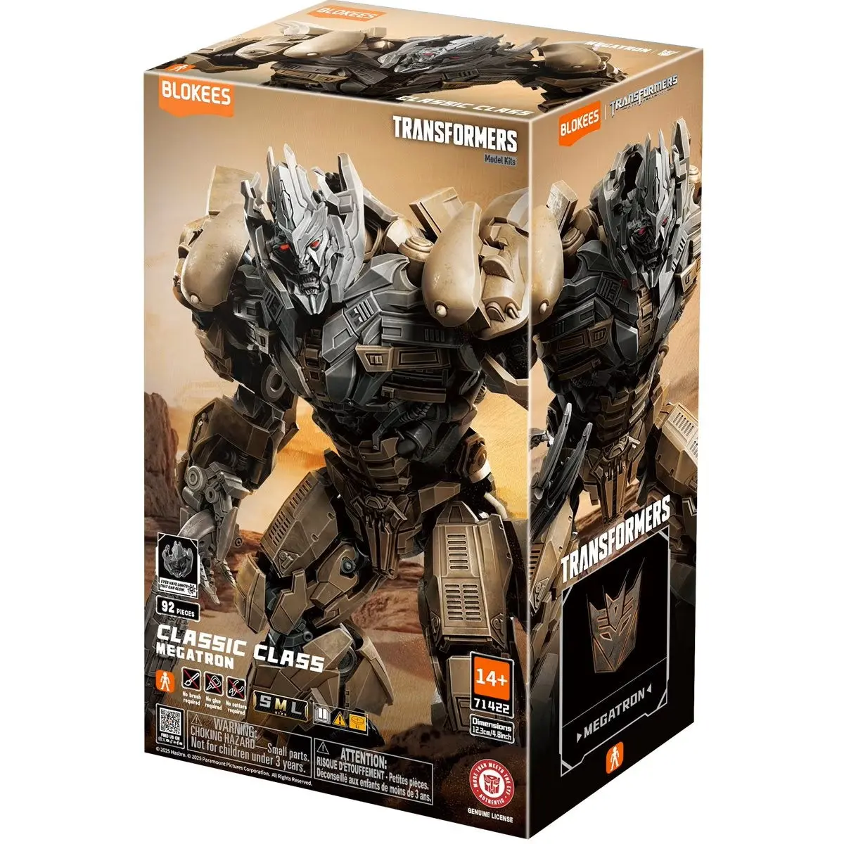 Blokees - Transformers: Dark Of The Moon - Classic Class 22 - Megatron Figure Model Kit (71422/53119) 1
