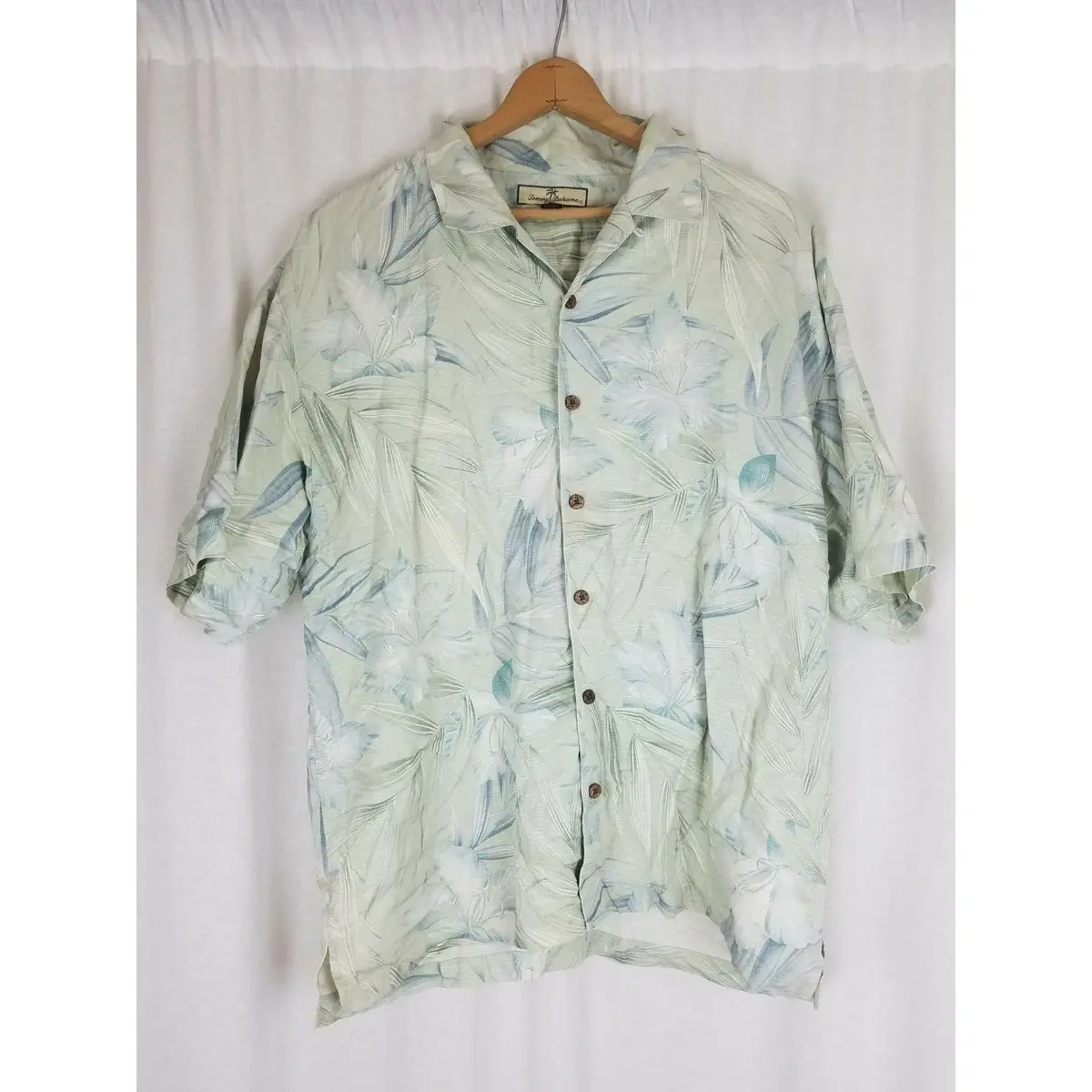 Tommy Bahama Short Sleeve Button Down Camp Polo Hawaiian Island Shirt Mens Xl 1