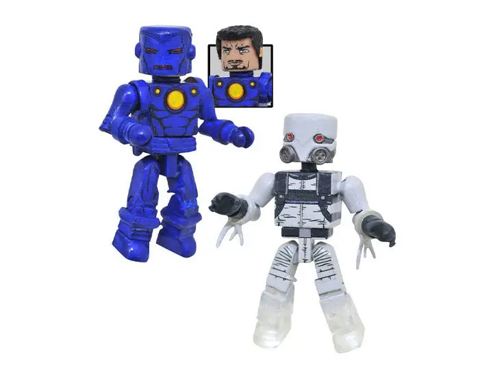 Marvel Minimates - Stealth Iron Man & Marvel'S Ghost Action Figures (83767) 1