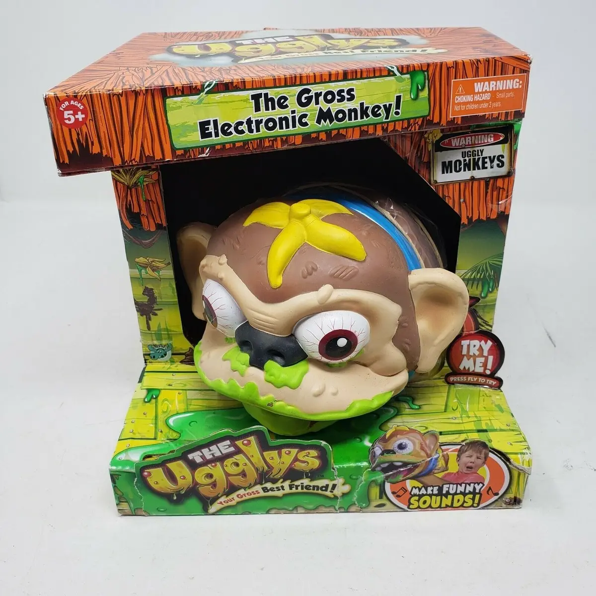 The Ugglys Gross Best Friend Electronic Talking Sounds Ugly Monkey Hand Puppet 1