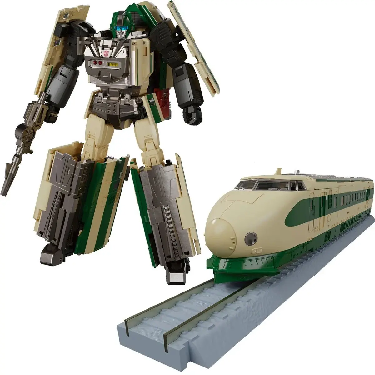 Takara Tomy Transformers Masterpiece (Mpg-03) Trainbot Yukikaze (Raiden Combiner) Action Figure (F8102) 1