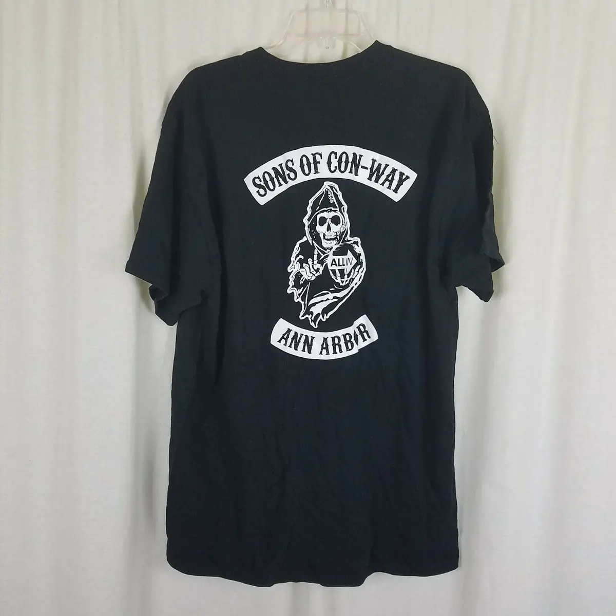 Freight Runners All In Sons Of Con-Way Ann Arbor Double Sided T-Shirt Mens Xl 1