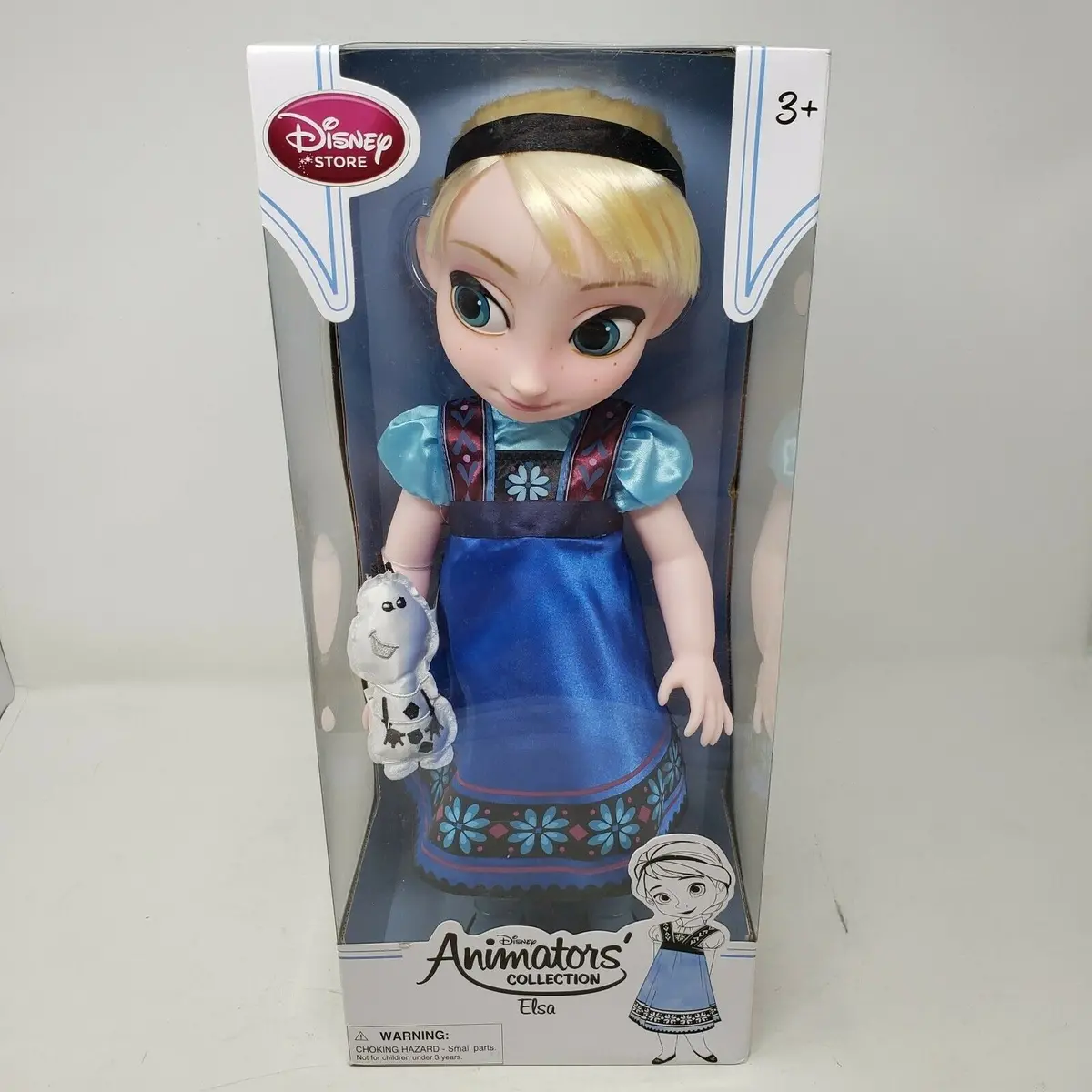 Disney Store Animators' Series Collection 16" Elsa Doll Toddler Nos Frozen Movie 1