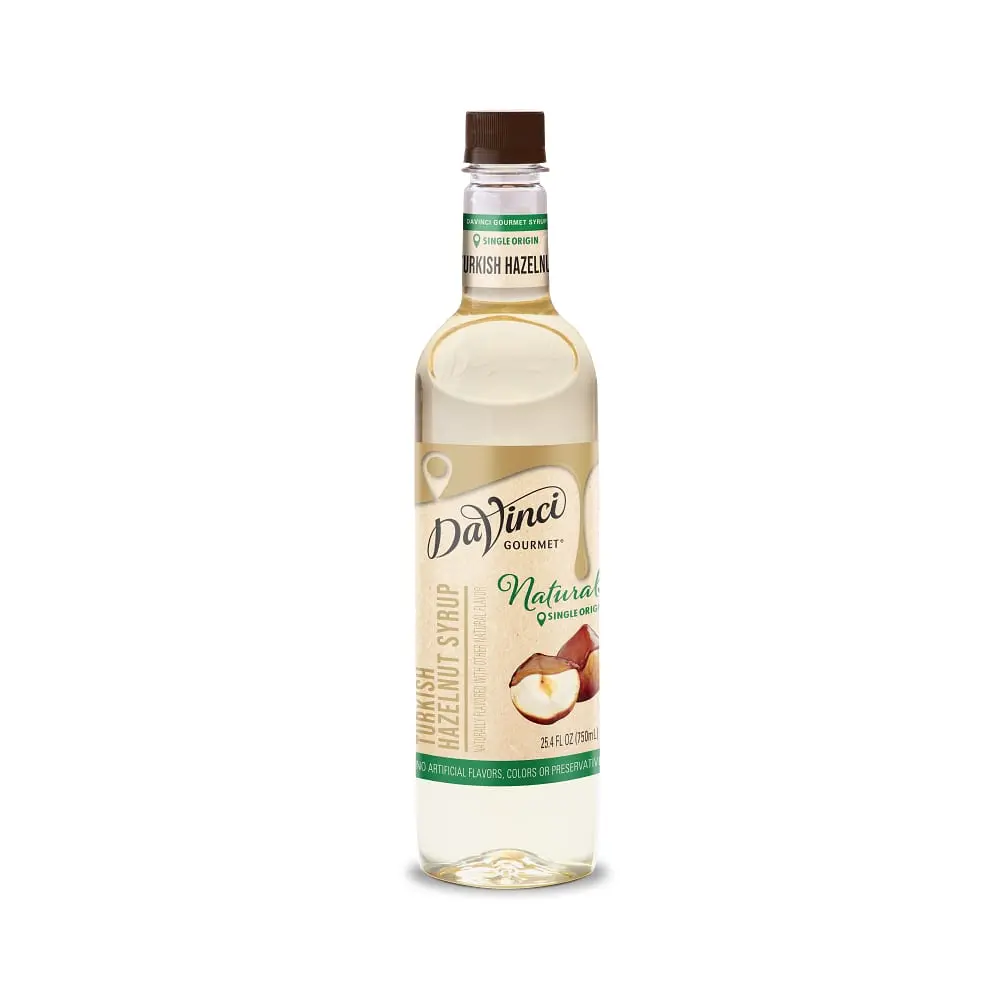 Naturals Turkish Hazelnut Syrup - 4 X 750 Ml Plastic 1