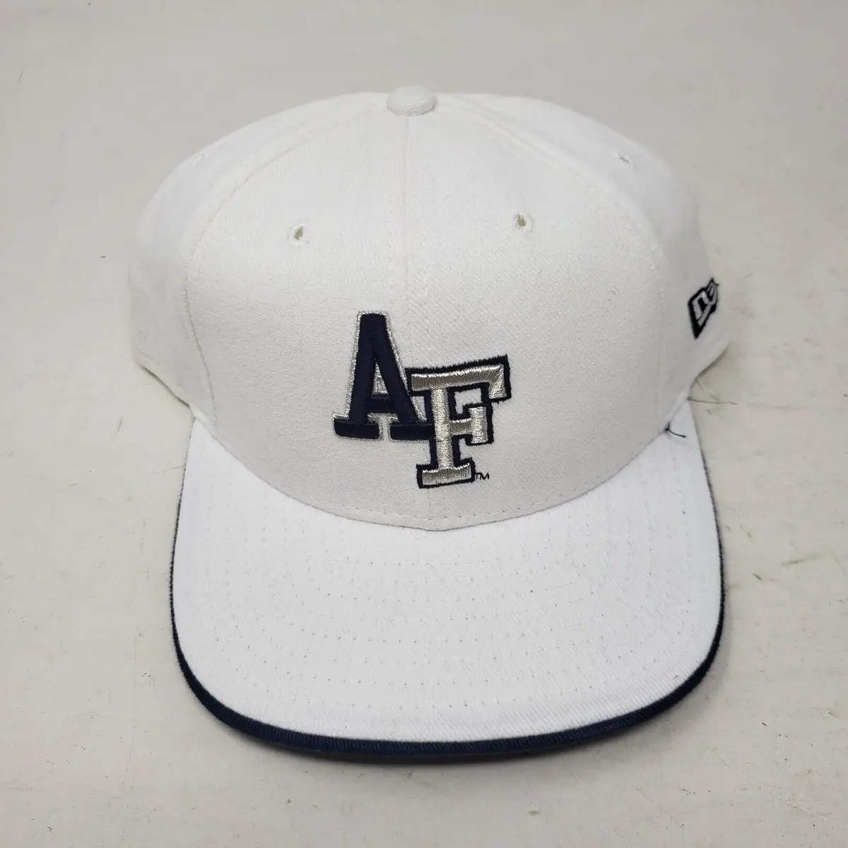 Vintage Af Air Force Academy Falcons Baseball Hat Cap Mens Os Snapback White 90S 1