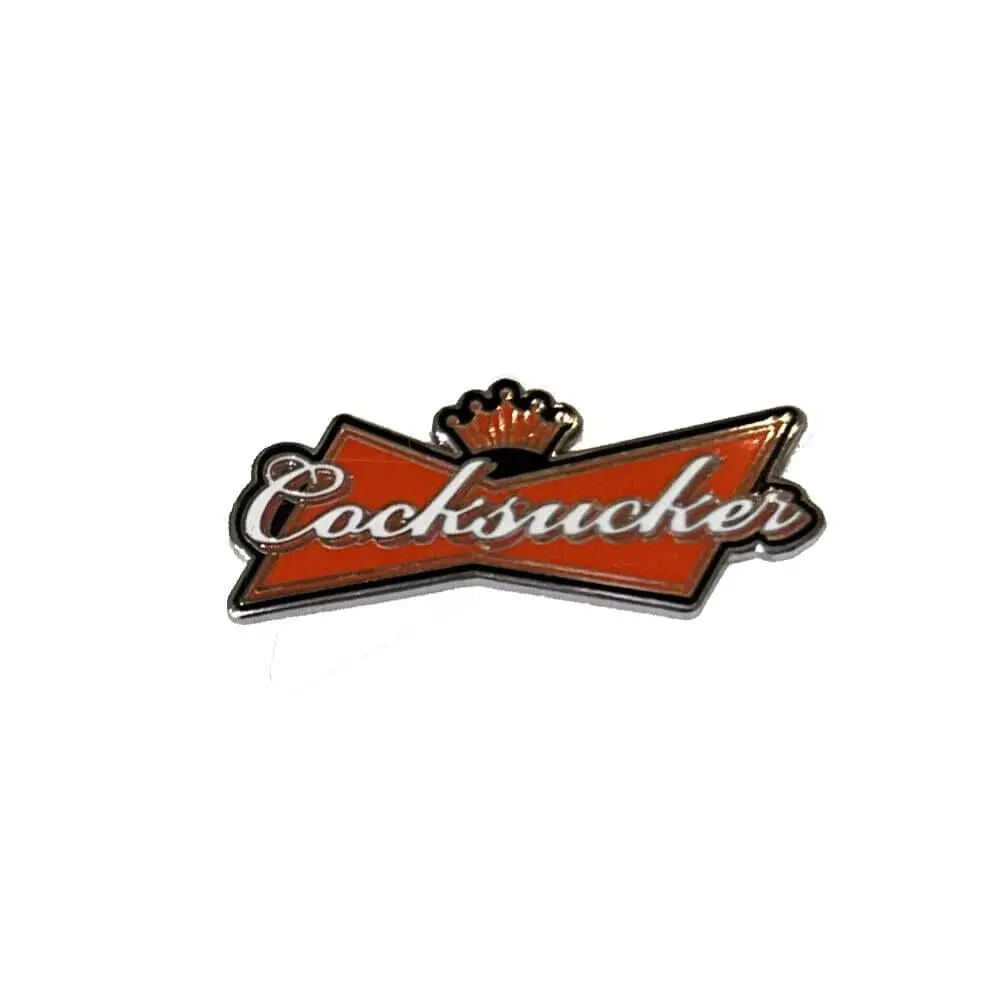 Cocksucker Enamel Lapel Pin 1