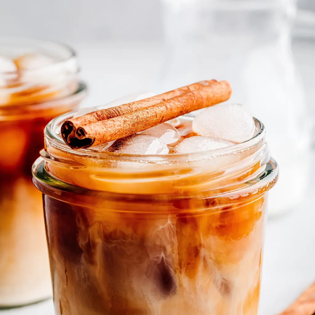 Iced Spiced Caramel Chai Latte 1