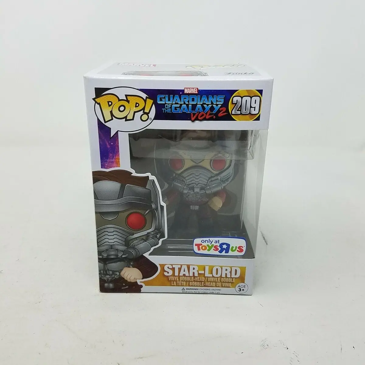 Funko Pop Star Lord Guardians Of The Galaxy 209 Toys R Us Exclusive Vinyl Figure 1