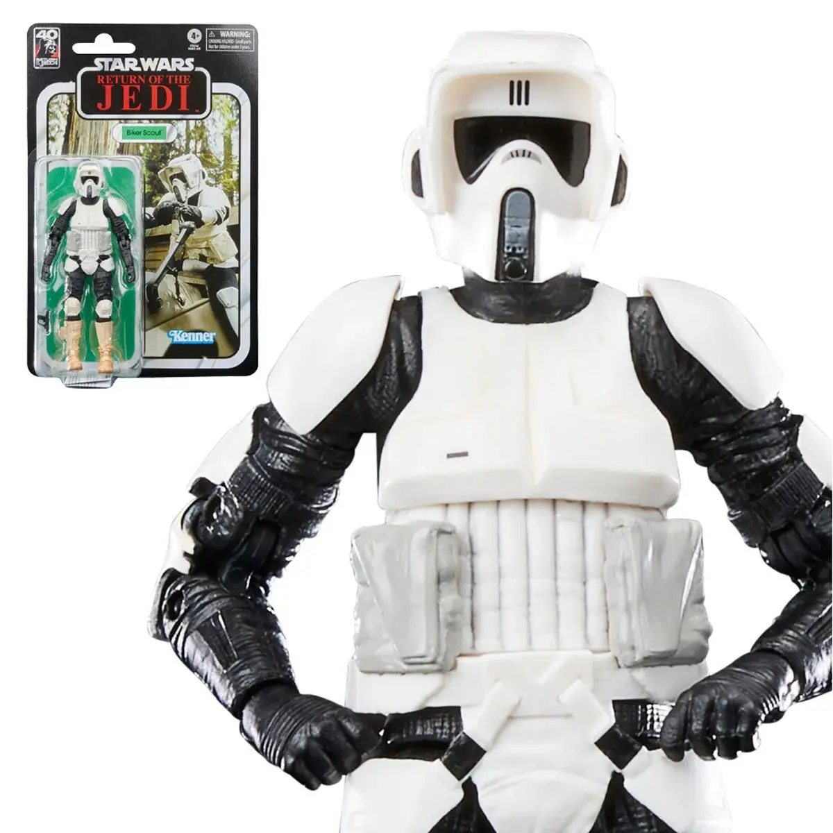 Star Wars: The Black Series - Return Of The Jedi (40Th) - Biker Scout Action Figure (F7074) 1