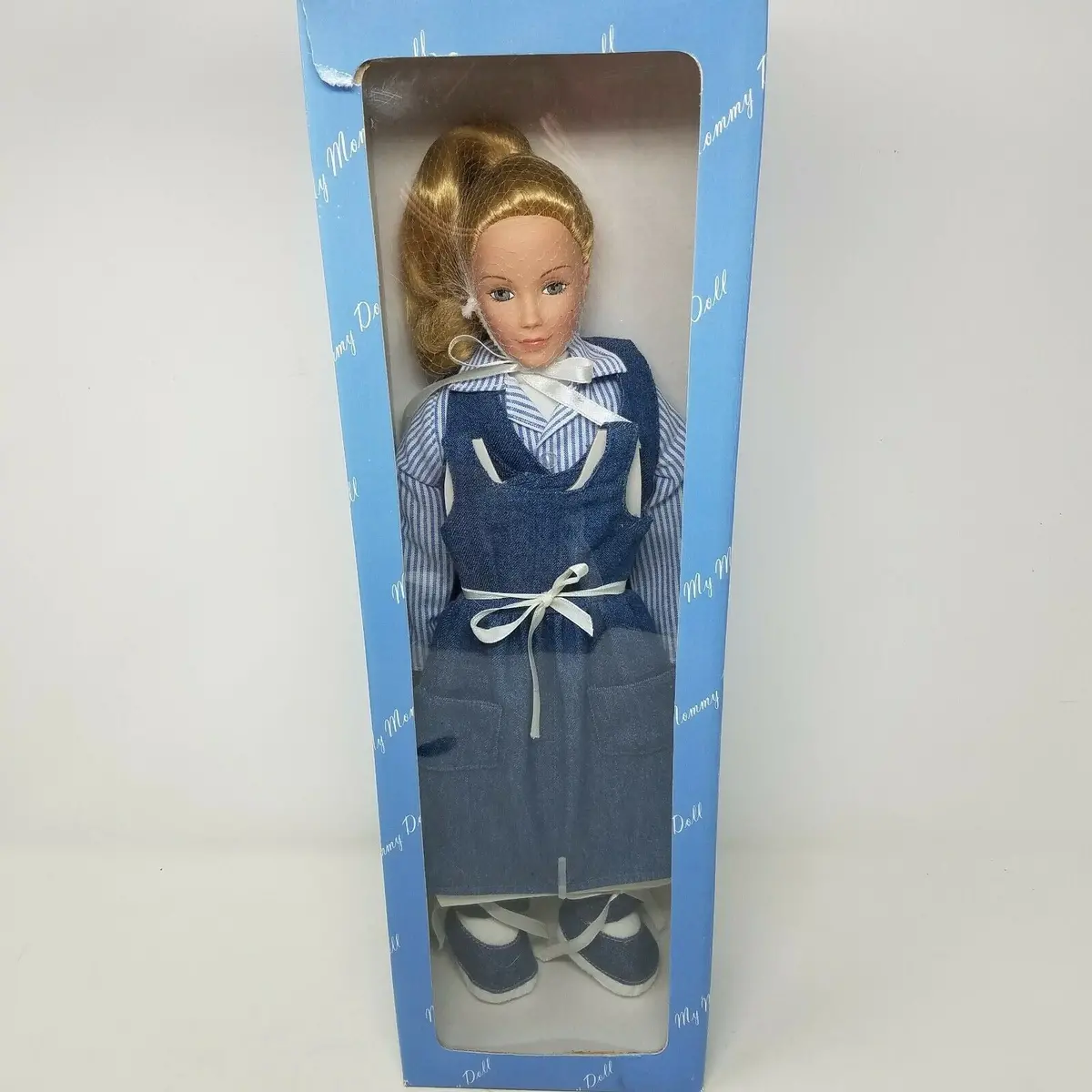 My Mommy Doll Denim Outfits 16" Blonde Modest Military Wife Jeans Dress Sounds 1