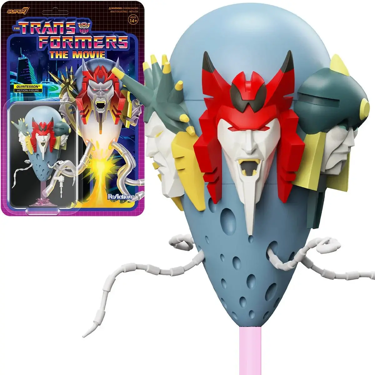 Super7 Reaction Figures - Transformers (Wave 6) Quintesson (G1) Deluxe Action Figure (81941) 1