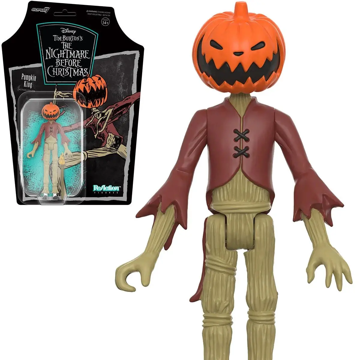 Super7 Reaction Figures - The Nightmare Before Christmas - Pumpkin King Action Figure (81566) 1