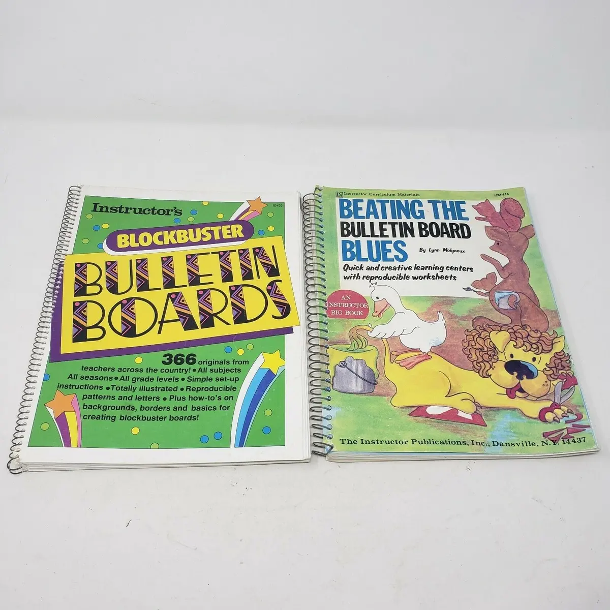 Teacher School Bulletin Boards Materials Vintage 1980S Children Books Lot Of 2 1