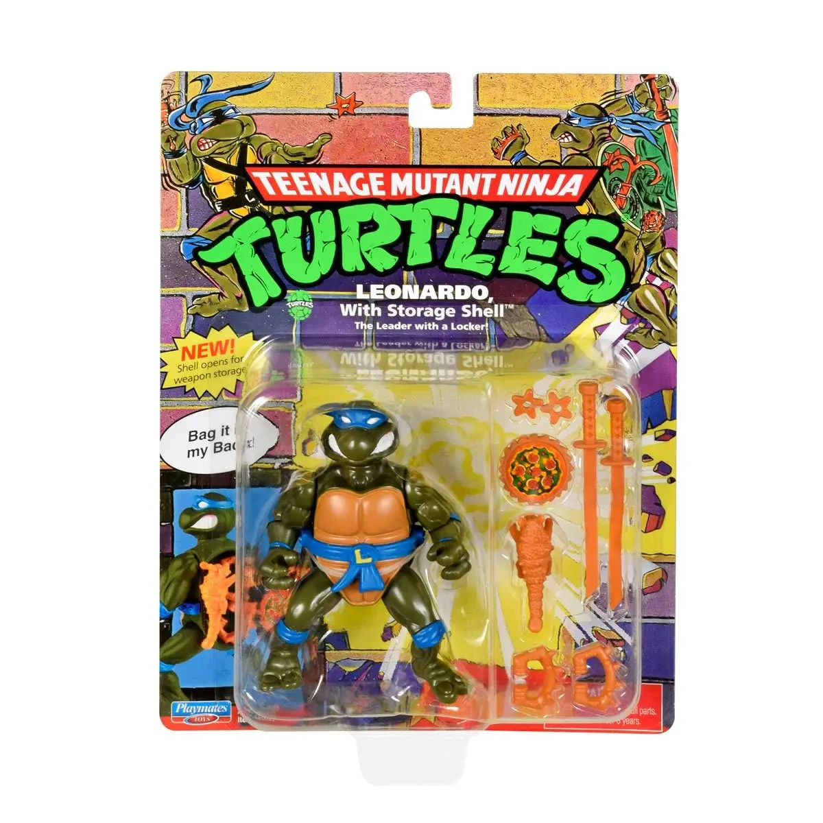 Playmates - Teenage Mutant Ninja Turtles (Tmnt) - Leonardo With Storage Shell Action Figure (81031) Low Stock 1