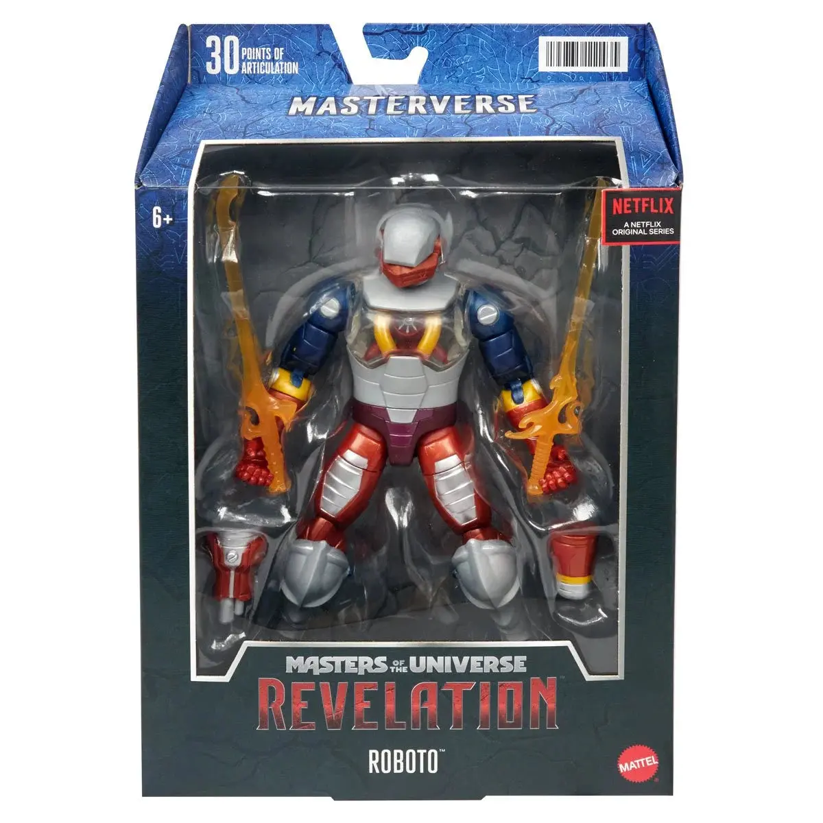 Motu Masters Of The Universe: Masterverse Revelation - Roboto Action Figure (Hlb40) 1