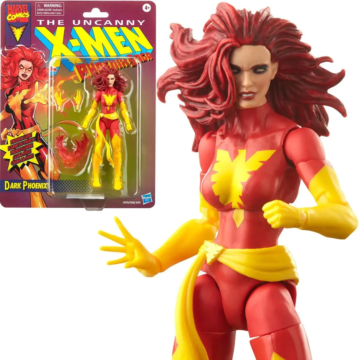 Marvel Legends Retro X-Men Series - Classic Dark Phoenix 6-Inch Action Figure (F3978) Last One! 1