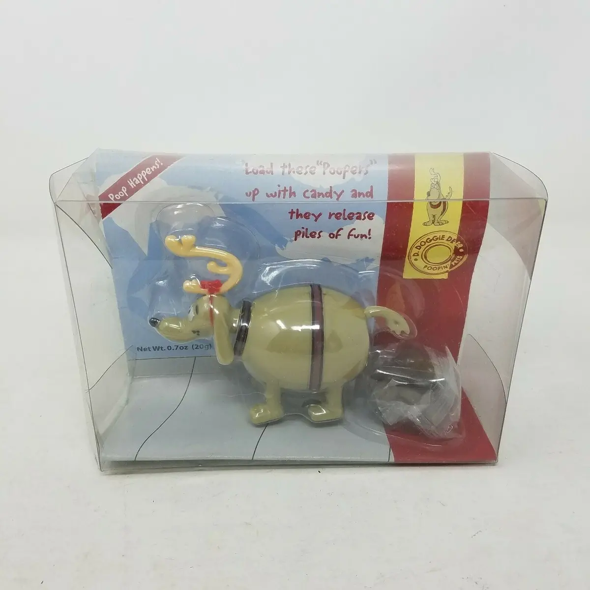D. Doggie Deer Poopin' Pet Candy Dispenser Gag Gift Christmas Grinch Dog Movie 1