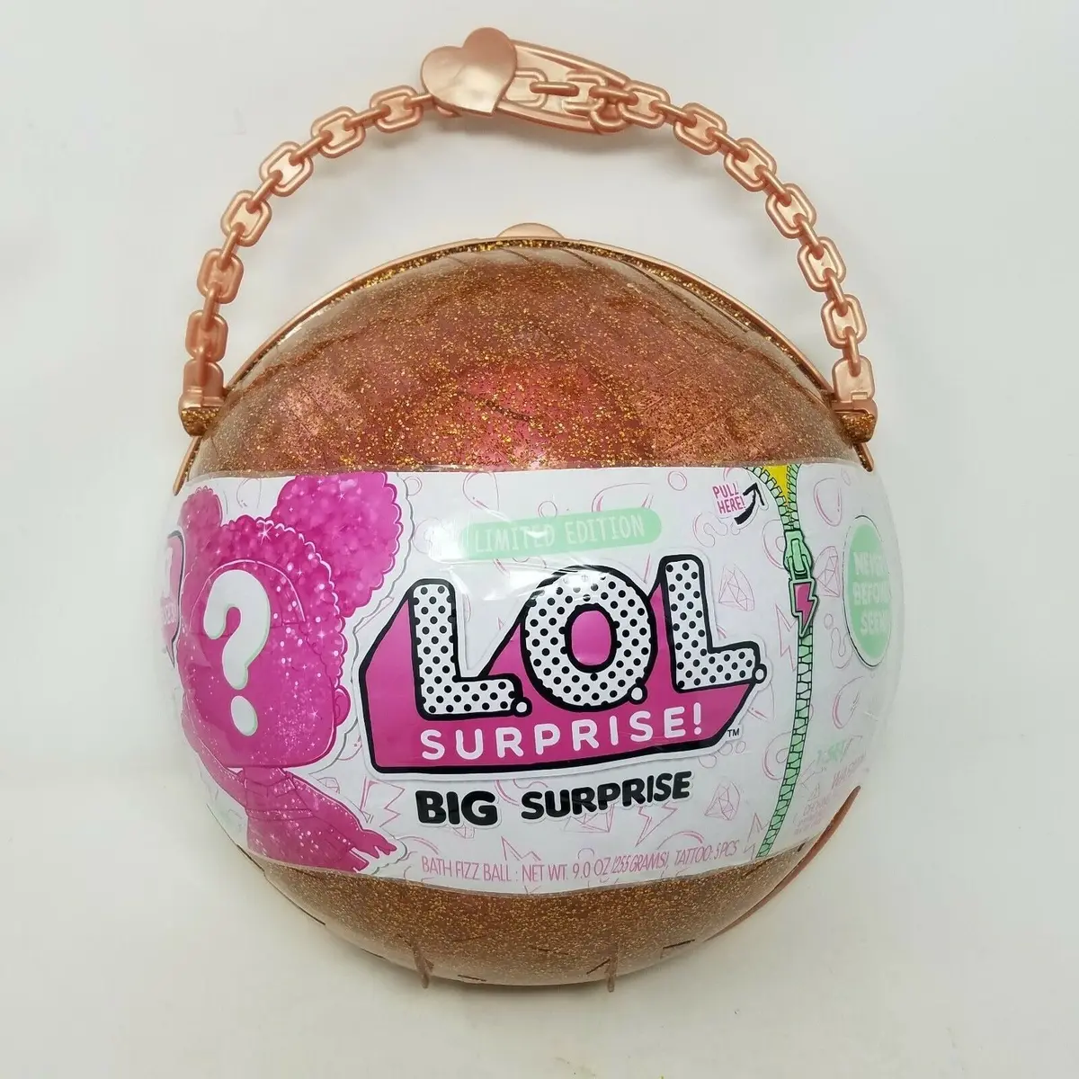 Authentic Lol Big Surprise Doll Limited Edition 50 Surprises Gold Glitter Ball 1