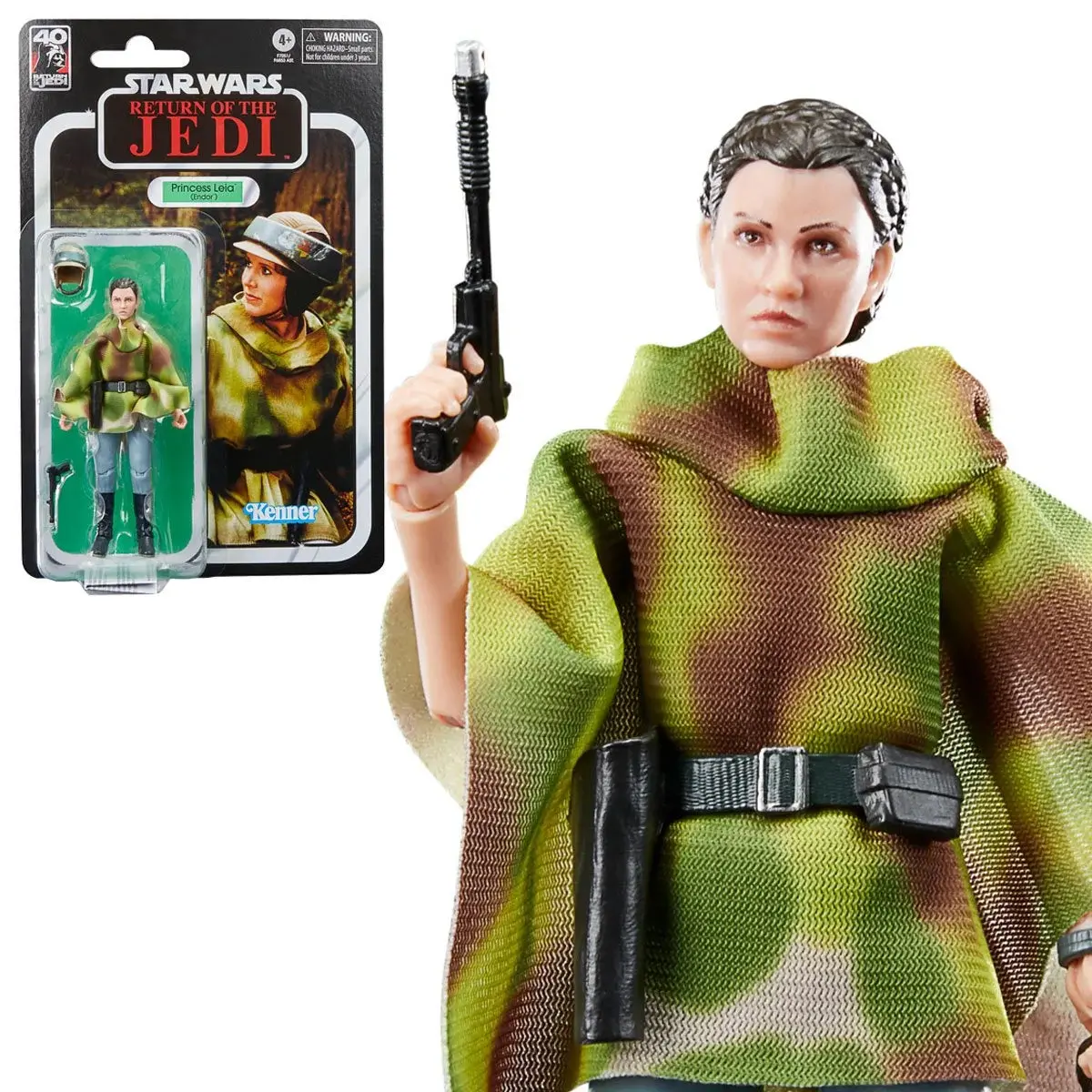 Star Wars: The Black Series - Return Of The Jedi (40Th) - Princess Leia (Endor) Action Figure F7051 1