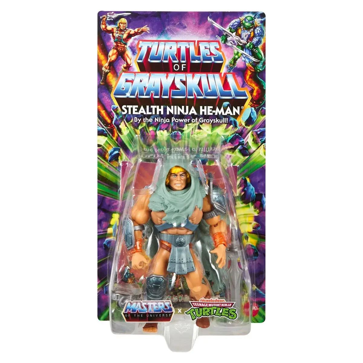 [Pre-Order] Turtles Of Grayskull (Motu V Tmnt) - Stealth He-Man Action Figure (Hth18) 1