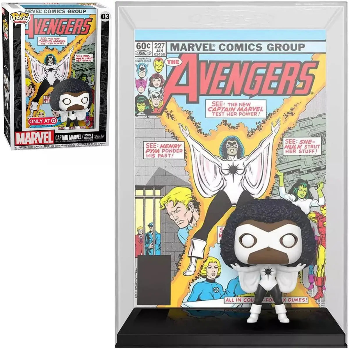 Funko Pop! Comic Covers #03 - Captain Marvel (Monica Rambeau) Cover Exclusive Vinyl Figure (60663) Last One! 1