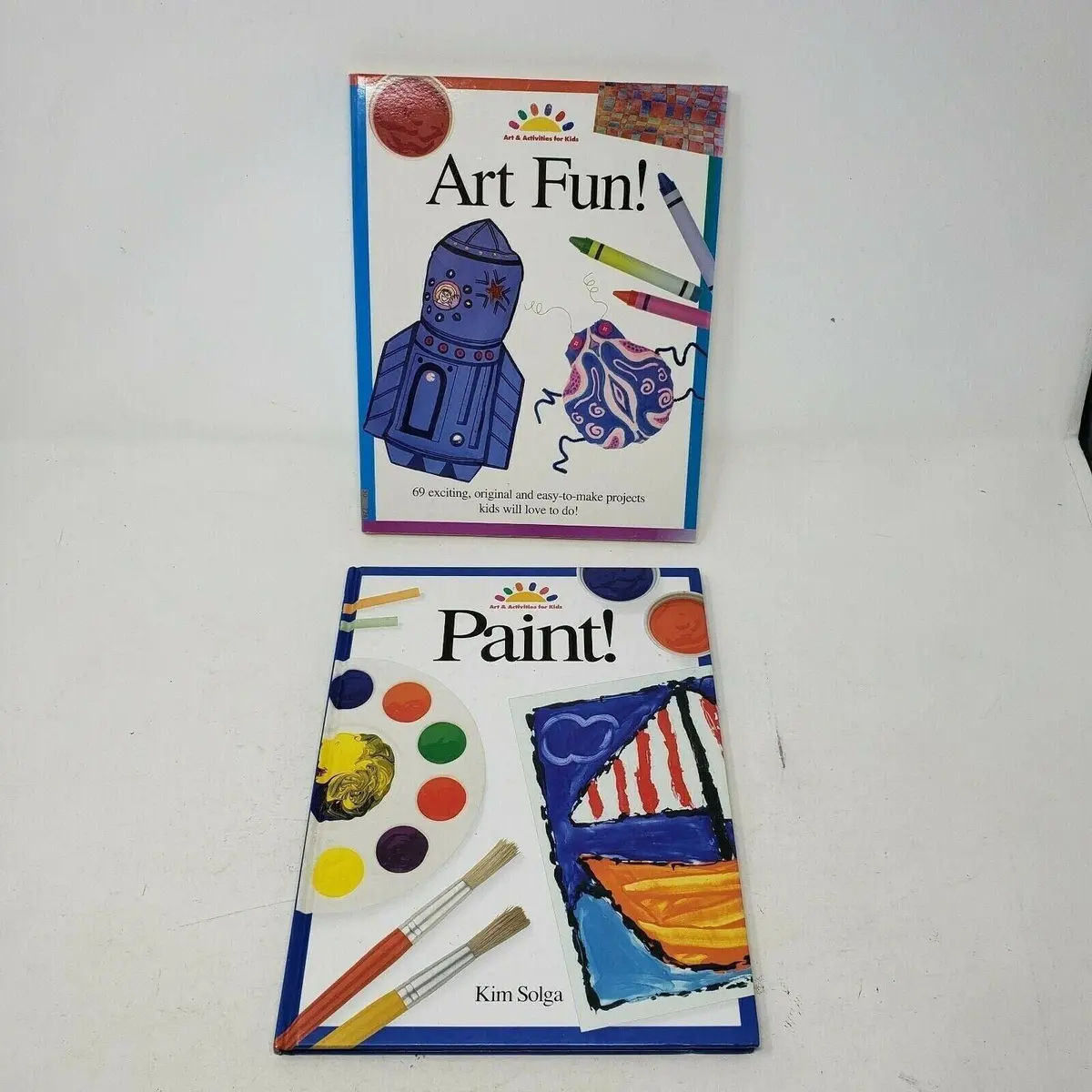 Art & Activities For Kids Books Art Fun! Paint! Hardcover Crafts Homeschool Lot 1