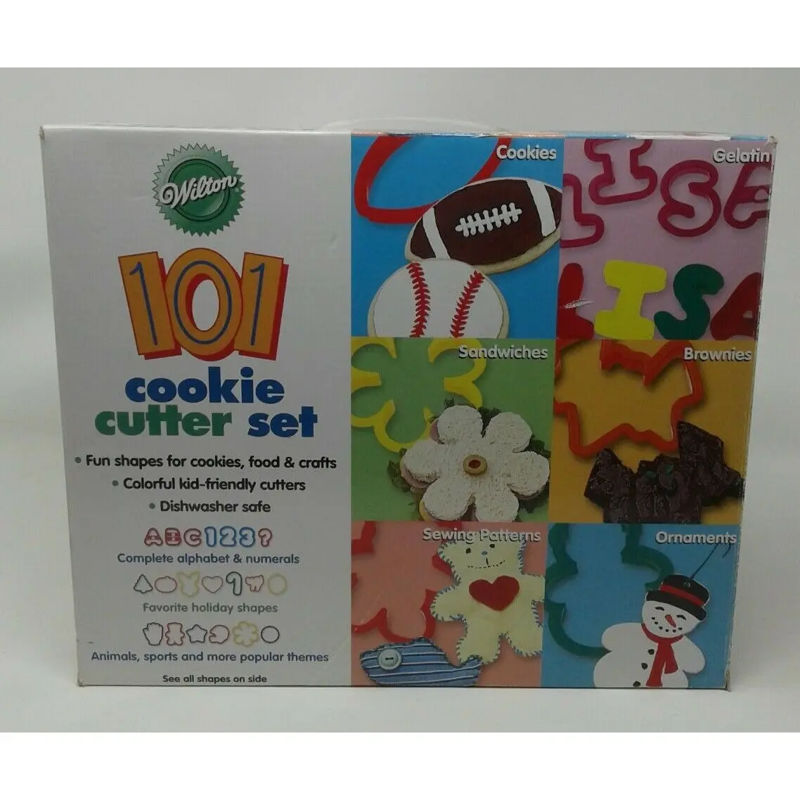Wilton 101 Piece Cookie Cutter Set Fun Shapes,Stencils,Arts&Crafts Kid Friendly 1
