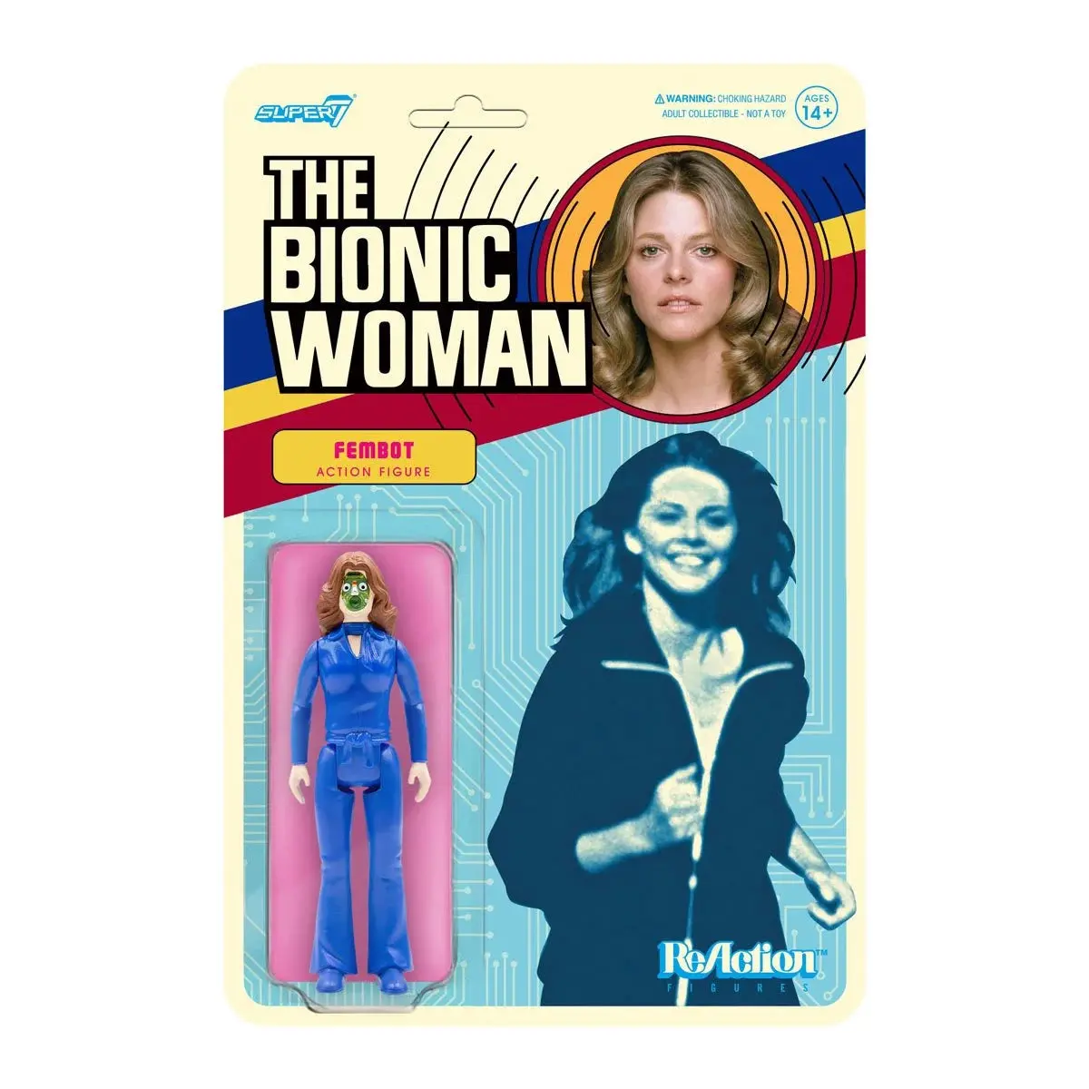 Super7 Reaction Figures - The Bionic Woman - Fembot Action Figure Low Stock 1