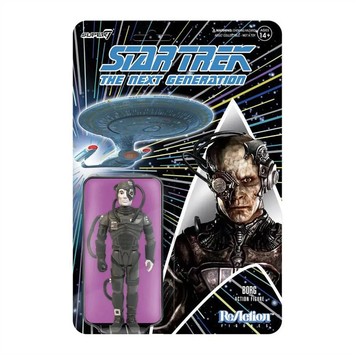 Super7 Reaction Figures - Star Trek: The Next Generation Tng - Wave 1 - Borg Action Figure (81122) 1
