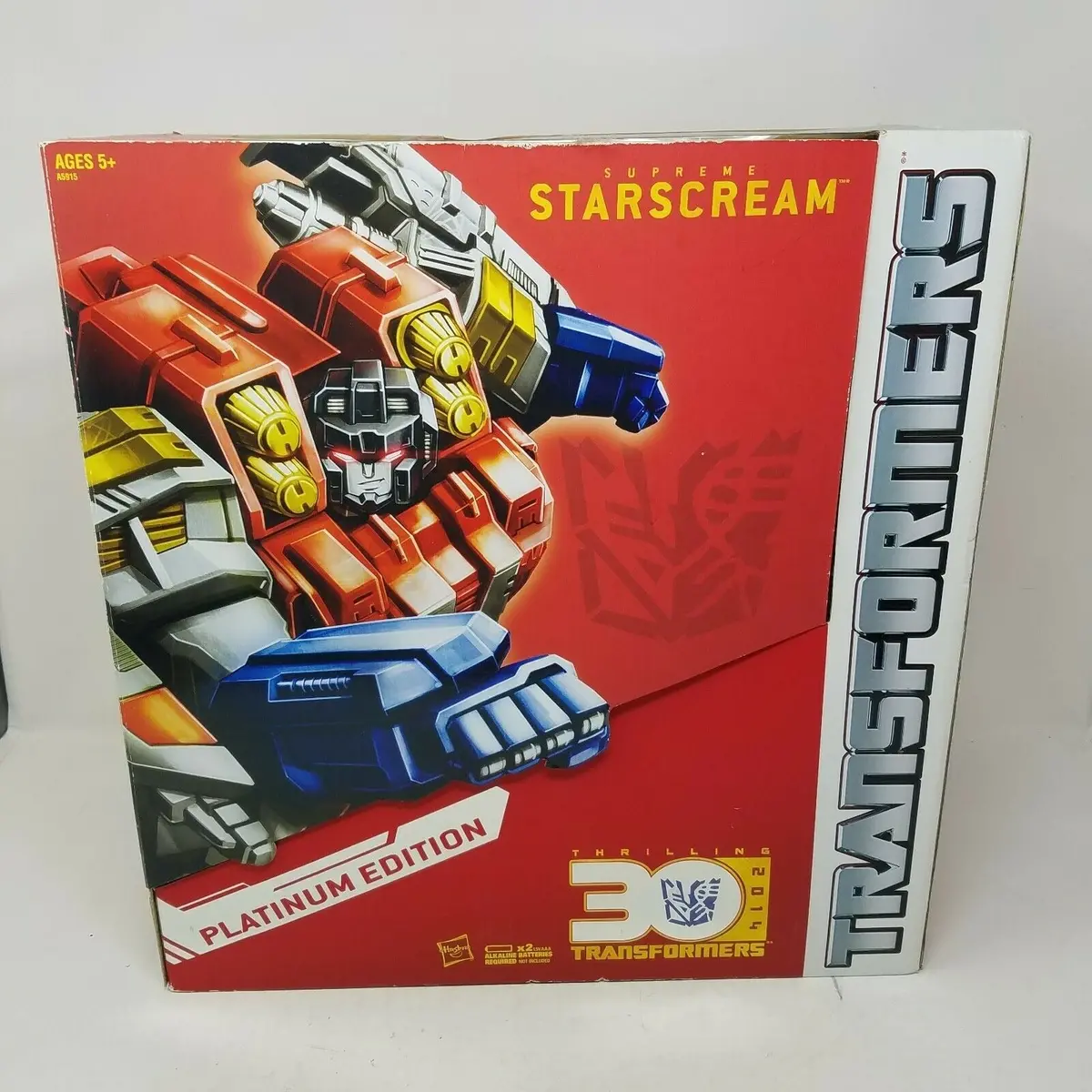 Transformers Supreme Starscream Platinum Edition Year Of The Horse 2014 13 / 30 1